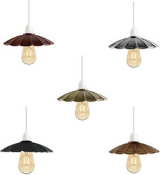 Vintage Industrial Black Metal E27 Lamp Shade With Matte Finish For Indoor Use - thumbnail 9