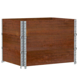 Berkfield Garden Planter Brown 80X60 Cm Solid Wood Pine - thumbnail 2