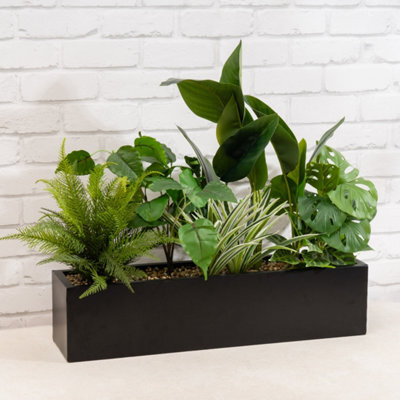 Scottish Everlastings Ltd. Scottish Everlastings 65Cm Artificial Mixed Outdoor Plants In Container - image 1