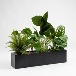 Scottish Everlastings Ltd. Scottish Everlastings 65Cm Artificial Mixed Outdoor Plants In Container - thumbnail 2