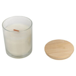 Urbn-Living 12Oz Set Of 2 Blossom Scented Candle In Glass Jar With Bamboo Lid & 75 Hour Burn Time - thumbnail 8