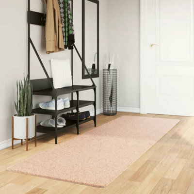 Berkfield Rug Huarte Short Pile Soft And Washable Blush 80X250 Cm - image 1