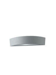 Luminosa Lighting Luminosa Tucson Outdoor Flush Aluminum Wall Lamp, Silver, Ip44, E14