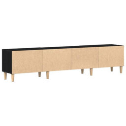 Walplus Tv Cabinet Black Oak 180 X 31.5 X 40 Cm Engineered Wood - thumbnail 6