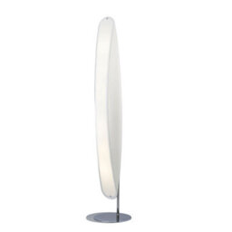 Luminosa Lighting Luminosa Pasion Floor Lamp 6 Light E27, Gloss White/white Acrylic/polished Chrome, Cfl Lamps Included (Collection Only)