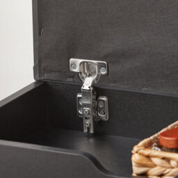 Sobuy Fsr95-Sch, Hallway Shoe Rack Shoe Bench Shoe Cabinet With Folding Padded Seat, Black,w60Xd30Xh49 - thumbnail 5