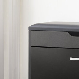 Sobuy Fsr95-Sch, Hallway Shoe Rack Shoe Bench Shoe Cabinet With Folding Padded Seat, Black,w60Xd30Xh49 - thumbnail 7