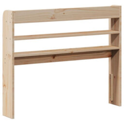 Berkfield Headboard With Shelves 100 Cm Solid Wood Pine - thumbnail 5