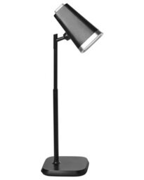 Beliani Black 2-In-1 Office Desk And Wall Lamp With Detachable Head And Stepless Touch Dimming - thumbnail 3