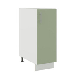 Jd Greta Adjustable Legs Kitchen Base Unit 300mm Storage Cabinet With Door Shelf 30Cm - Sage Green Matt - thumbnail 1