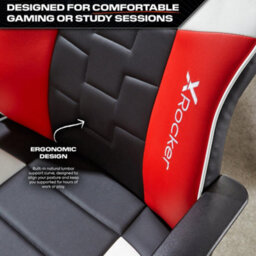 X Rocker Saturn Ergonomic Pc Office Gaming Chair - Red - thumbnail 4