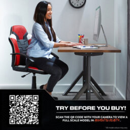 X Rocker Saturn Ergonomic Pc Office Gaming Chair - Red - thumbnail 9