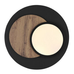 Luminosa Lighting Luminosa Kory Semi Flush Ceiling Light Matt Black Led 3000K - thumbnail 4