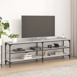 Berkfield Tv Cabinet Grey Sonoma 160X30X50 Cm Engineered Wood - thumbnail 1