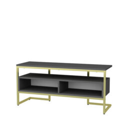 Decorotika Carson Tv Stand Tv Unit For Tv's Up To 72 Inch White And Anthracite - thumbnail 4