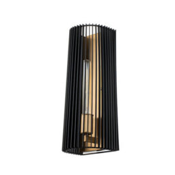 Luminosa Lighting Luminosa Kichler Linara Wall Lamp Black & Natural Brass - thumbnail 5