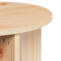 Berkfield Coffee Table 2 Pcs Natural Solid Pine Wood - thumbnail 7