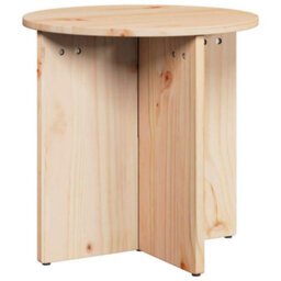 Berkfield Coffee Table 2 Pcs Natural Solid Pine Wood - thumbnail 6