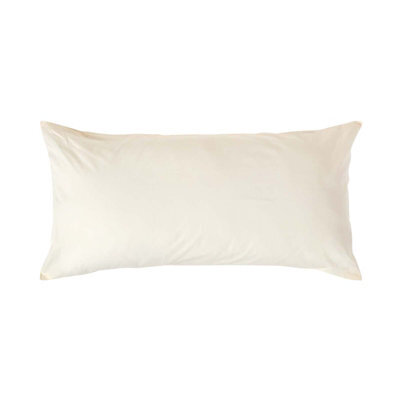 Homescapes Cream Continental Egyptian Cotton Pillowcase 200 Tc, 40 X 80 Cm - image 1