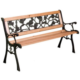 Lassic Garden Vida 3 Seater 123Cm Wide Rose Style Garden Outdoor Bench - thumbnail 7