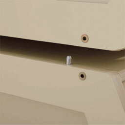 Bamboo Storage Rack Cabinet Cupboard Bedroom Organizer Unit Stackable Diy White - thumbnail 5