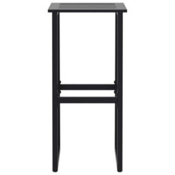 Berkfield 5 Piece Garden Bar Set Black Powder-Coated Steel - thumbnail 6