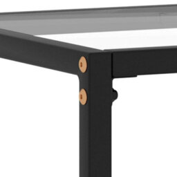 Berkfield Console Table Transparent 80X35X75 Cm Tempered Glass - thumbnail 5