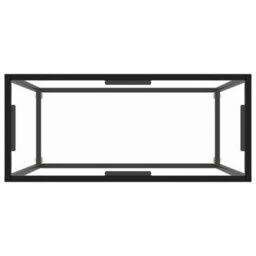 Berkfield Console Table Transparent 80X35X75 Cm Tempered Glass - thumbnail 4