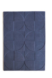 Geometric Wool Rug, Modern Rug, Optical/ (3D) Rug, Handmade Luxurious Rug For Bedroom, & Dining Room-200Cm X 290Cm - thumbnail 1
