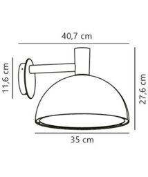 Nordlux Arki Outdoor Metal Wall Light Weatherproof Black,mains - thumbnail 8