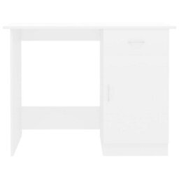 Vidaxl Desk White 100X50X76 Cm Engineered Wood - thumbnail 7