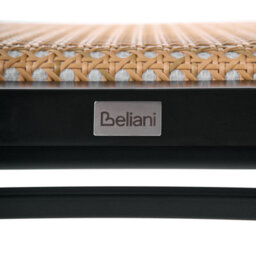 Beliani Set Of 2 Dining Chairs Corvallis Pe Rattan Black - thumbnail 8