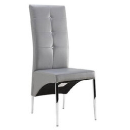 Furniture In Fashion Elgin Convertible Sonoma Oak Dining Table 6 Vesta Grey Chairs - thumbnail 5