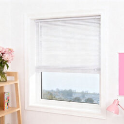 Garden Sanctuary Plisse Blind White Pvc Pleated Blind 105 X 150Cm - thumbnail 1