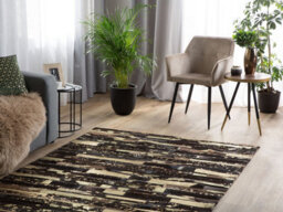 Beliani Rug Artvin Brown 160 X 230 Cm Leather - thumbnail 2