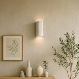 Portwest Westport Colby Ceramic Up & Down Wall Light White - thumbnail 6