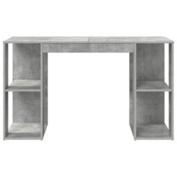 Berkfield Grey Computer Desk Concrete Grey - thumbnail 4