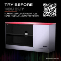 X Rocker Carbon-Tek Led Tv Media Unit - White Rgb - thumbnail 9
