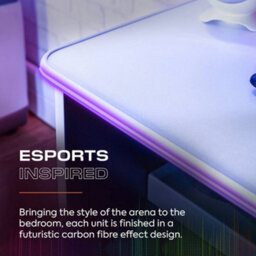 X Rocker Carbon-Tek Led Tv Media Unit - White Rgb - thumbnail 5