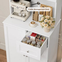 182.5Cm Kitchen Pantry Cupboard, Freestanding Kitchen Storage Cabinet,modern - thumbnail 5