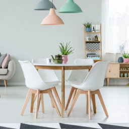 Bravich Rocco Tulip Dining Chair - White - Set Of 4 - thumbnail 3