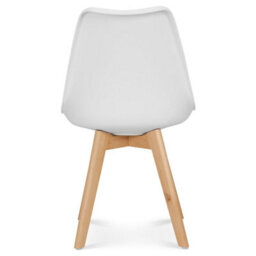 Bravich Rocco Tulip Dining Chair - White - Set Of 4 - thumbnail 6