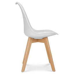 Bravich Rocco Tulip Dining Chair - White - Set Of 4 - thumbnail 7
