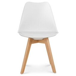 Bravich Rocco Tulip Dining Chair - White - Set Of 4 - thumbnail 8