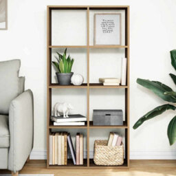 Berkfield Durable Room Divider Bookcase Artisan Oak 69.5X29X137.5 Cm Engineered Wood - thumbnail 2