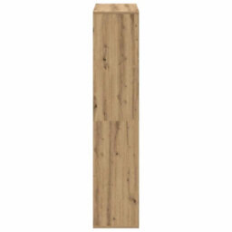 Berkfield Durable Room Divider Bookcase Artisan Oak 69.5X29X137.5 Cm Engineered Wood - thumbnail 7