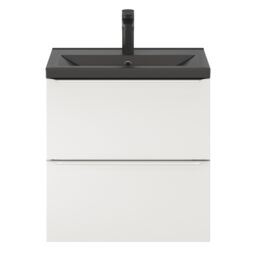 GoodHome Imandra Slimline Gloss White Wall-Mounted Bathroom Cabinet (H) 600mm (W) 600mm - thumbnail 6