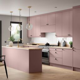 Premium Kitchens Ethos Matt Antique Rose Straight Cornice & Pelmet, (L)3050mm (H)30mm - thumbnail 2