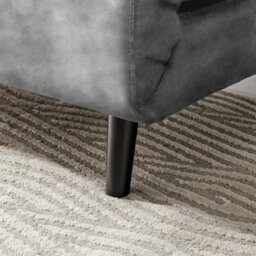 Furniturebox Uk Armchair Sofa Bed - 'bobby' Grey Fabric Armchair Unfolds Into Single - Fold Out Bed Guest Bed Guest Furniture - thumbnail 5