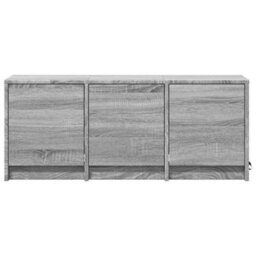 Berkfield Sturdy Tv Cabinet With Led Grey Sonoma 97X34X40 Cm Engineered Wood - thumbnail 6